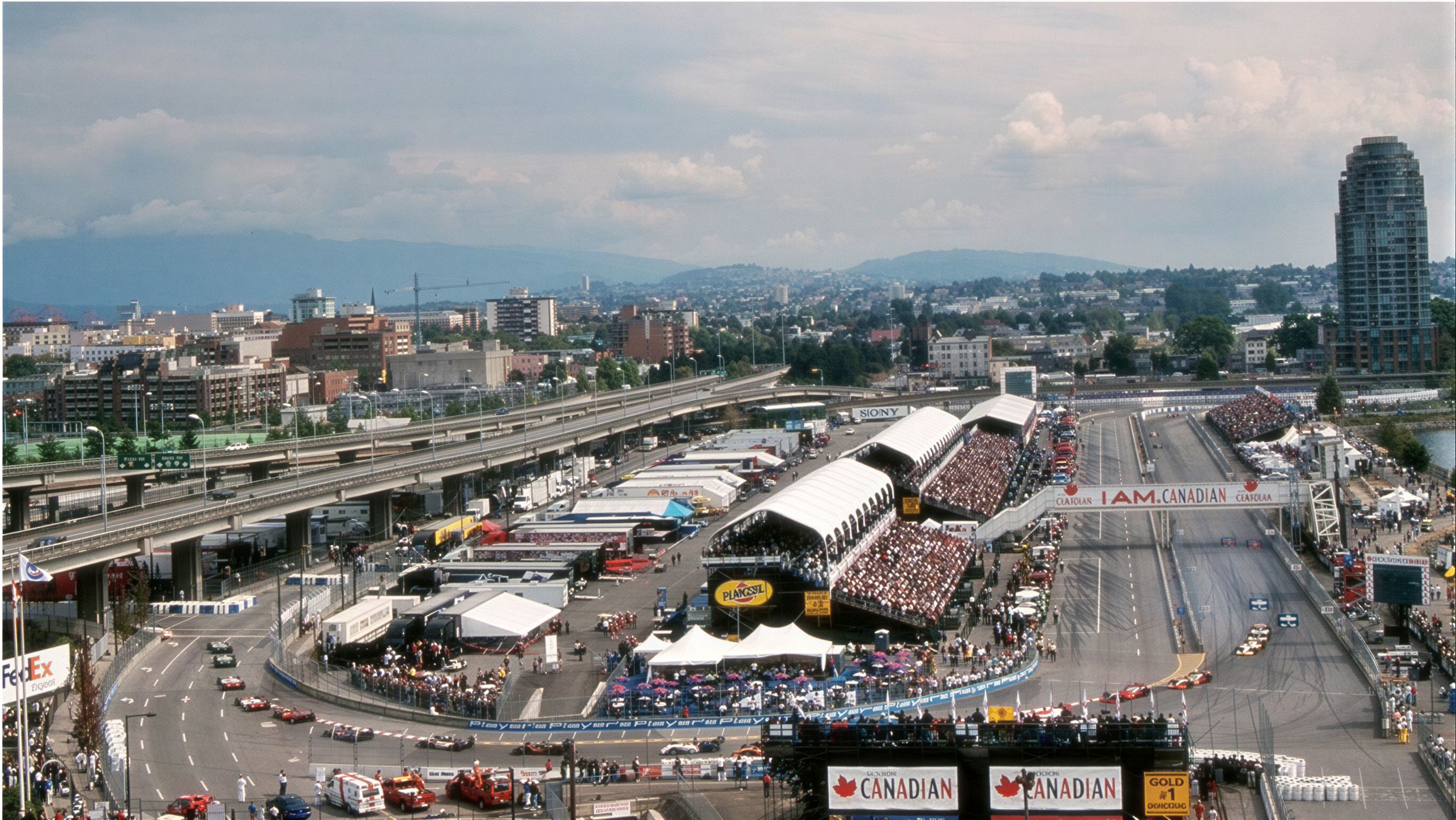Molson Indy race on Pacific Boulevard